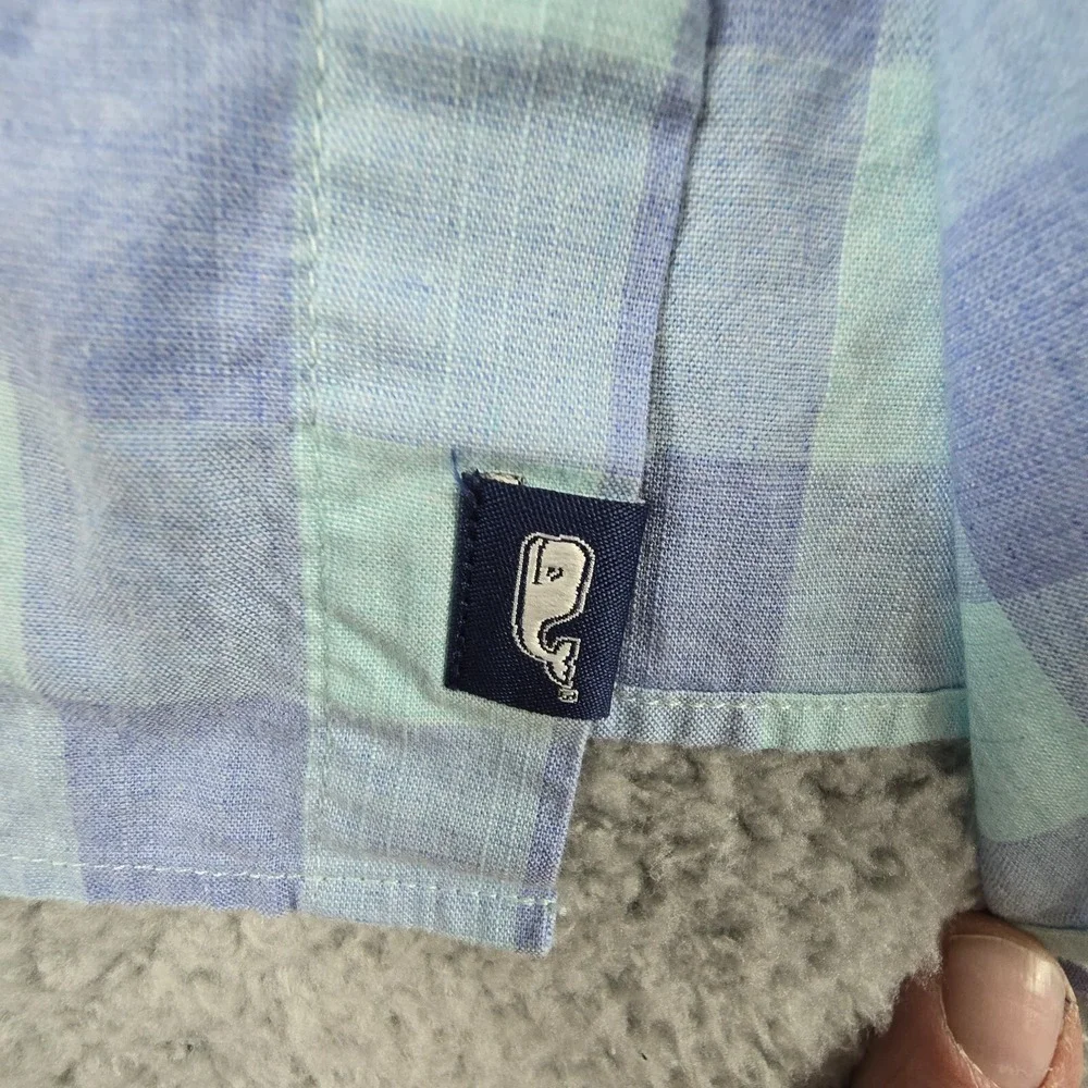 Vinyard Vines Shirt Longshore Mens XL Slim Plaid Long Sleeve‎ Button Down - Picture 5 of 12
